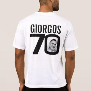 Camiseta Mono de nombre personalizado y plantilla de foto d