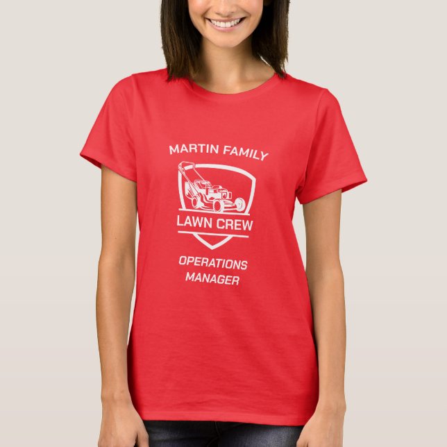 Camiseta Mono de operaciones de mamas de la familia de la t (Anverso)