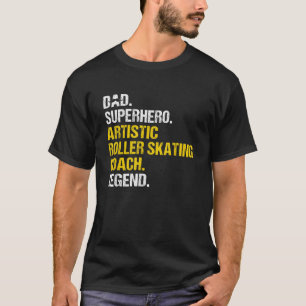 Camiseta Mono de Patinaje Artístico de Superhéroe de Hombre