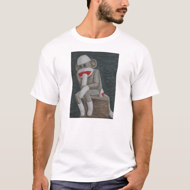 Camiseta Mono de pensamiento de Thock (Anverso)