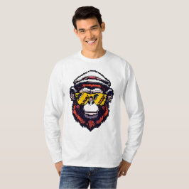 Camiseta Mono de Pixel
