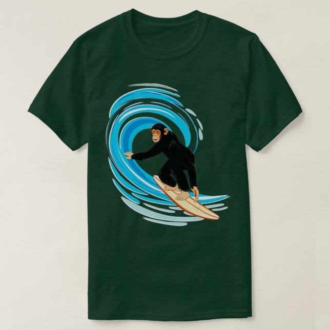 Camiseta Mono de Surfing (Diseño del anverso)