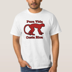 Camiseta Mono de Vida Costa Rica