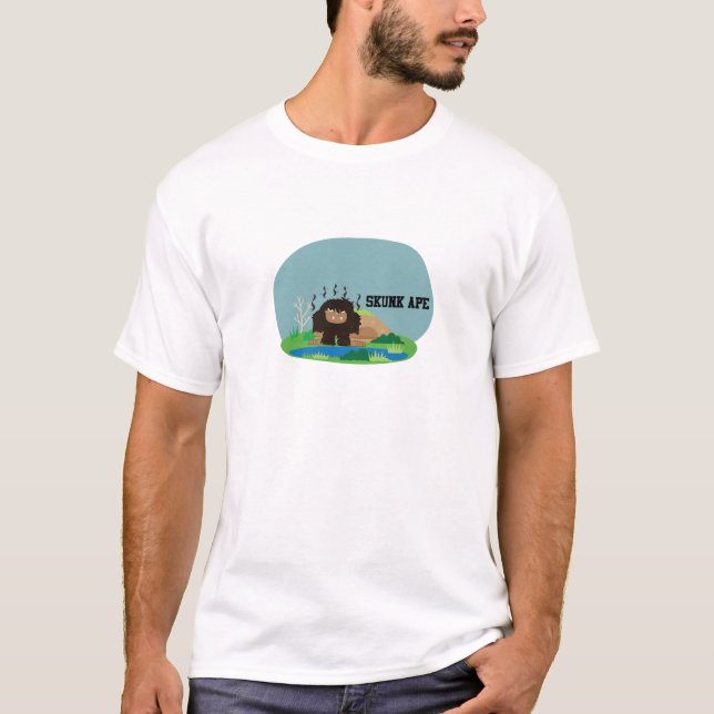 Camiseta Mono de zorrillo corto (Anverso)