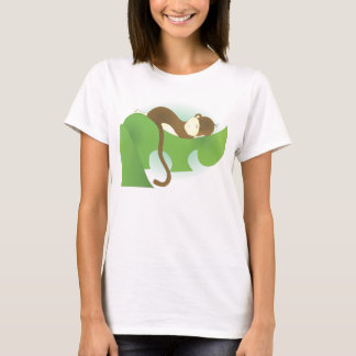 Camiseta Mono del bebé durmiente