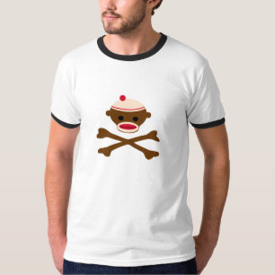 Camiseta Mono del calcetín del pirata
