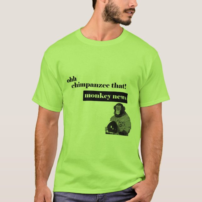 Camiseta Mono del espacio (Anverso)