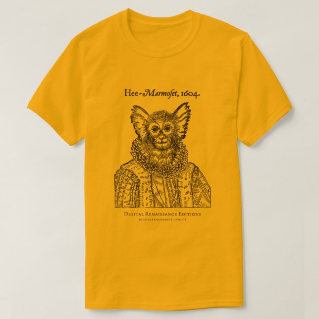 Camiseta Mono descontento (Diseño del anverso)
