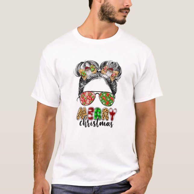 Camiseta Moño Despeinado de Navidad (Anverso)