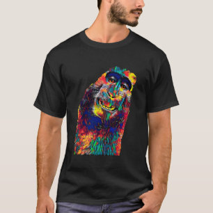 Camiseta Mono divertido