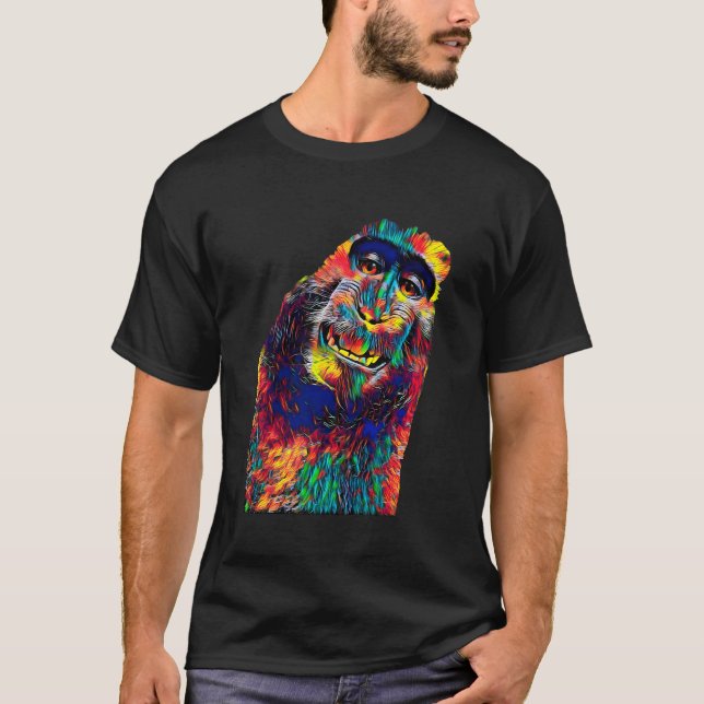 Camiseta Mono divertido (Anverso)
