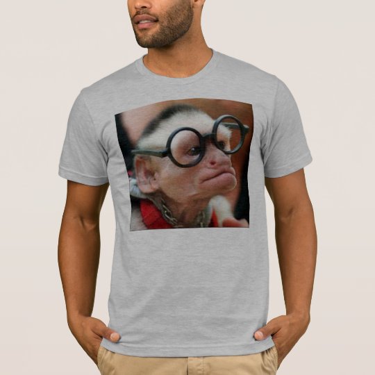 Camiseta mono divertido