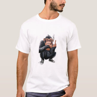 Camiseta Mono Divertido