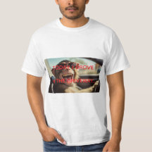 Camiseta Mono Divertido