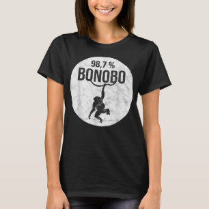 Camiseta Mono divertido con el ADN de Chimpanzee Bonobo