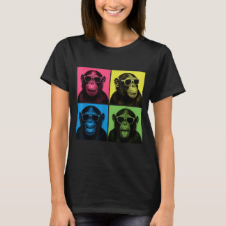 Camiseta Mono divertido de arte pop en cabina de fotos Fveg