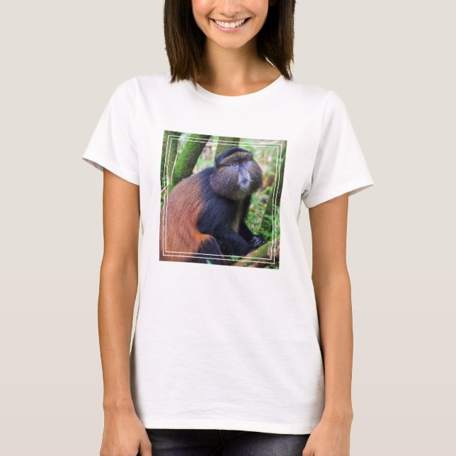 Camiseta Mono Dorado, Ruanda (Anverso)