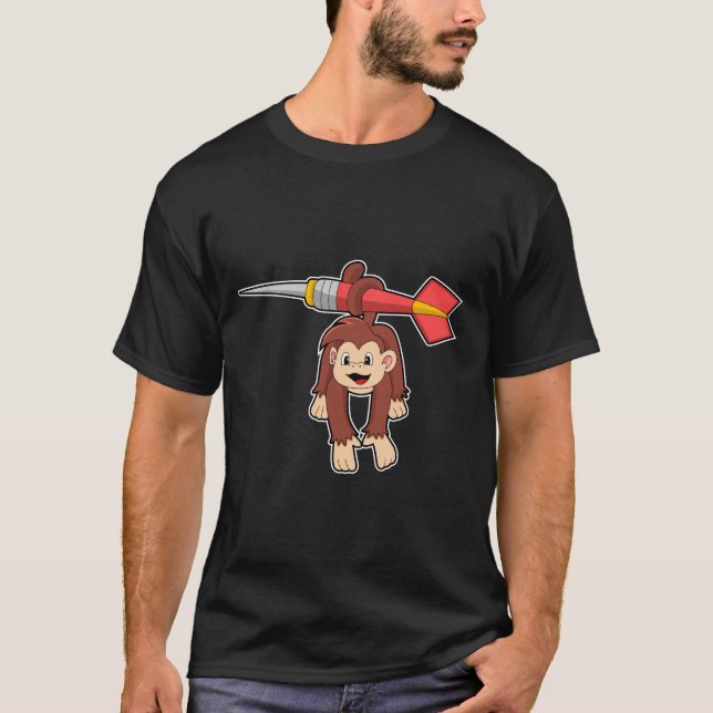 Camiseta Mono en Darts con Dart (Anverso)