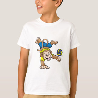 Camiseta Mono en deportes con voleibol