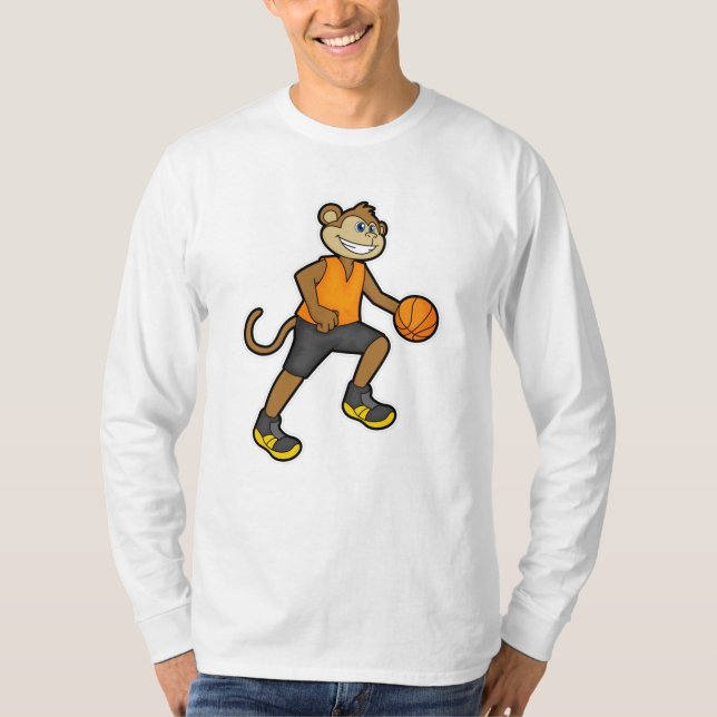 Camiseta Mono en el baloncesto (Anverso)