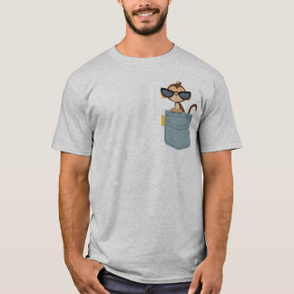 Camiseta Mono En El Bolsillo