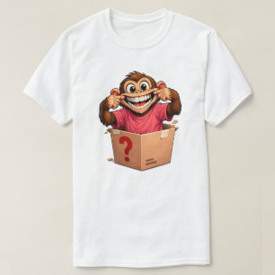 Camiseta Mono en la caja del misterio