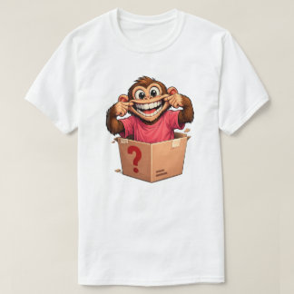 Camiseta Mono en la caja del misterio