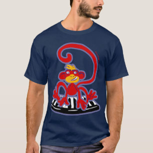 Camiseta mono en piano
