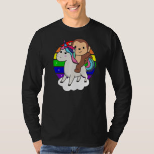 Camiseta Mono En Unicornio: Animales Arcoiris Dulce Uniform