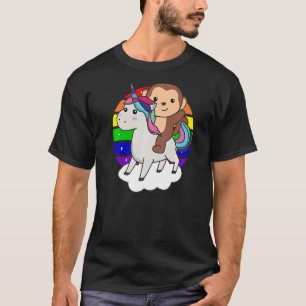 Camiseta Mono En Unicornio: Animales Arcoiris Dulce Uniform