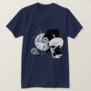 Camiseta Mono espacial abstracto