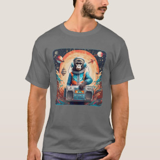 Camiseta Mono espacial Funky