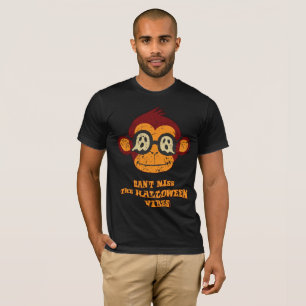 Camiseta Mono Fantasma Vintage – No te pierdas el Halloween