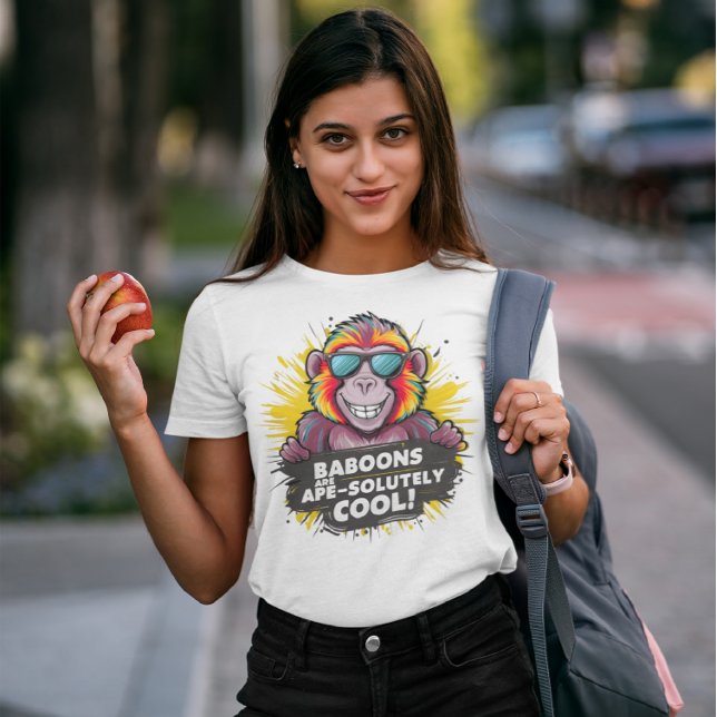 Camiseta Mono Funky: Los babuinos son los simios totalmente (Subido por el creador)