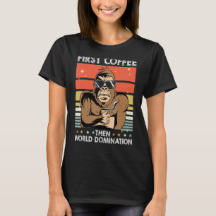 Camiseta Mono Gafas de Sol Animal Primate Apkey Mono