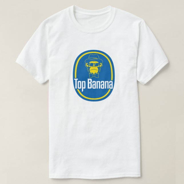 Camiseta Mono Genial Plátano Supremo (Diseño del anverso)