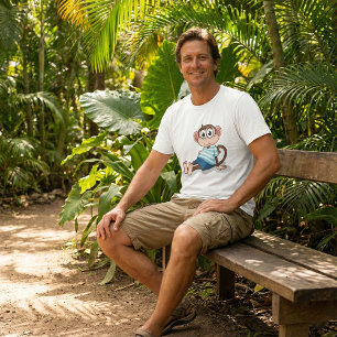 Camiseta Mono gracioso