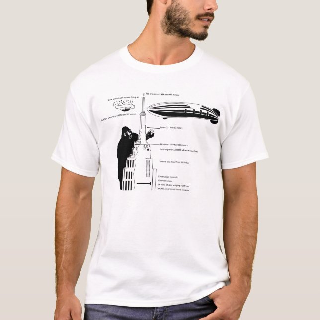 Camiseta Mono grande del estado del imperio (Anverso)