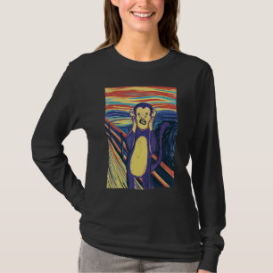 Camiseta Mono Grito Munch Pintando El Mono Grito