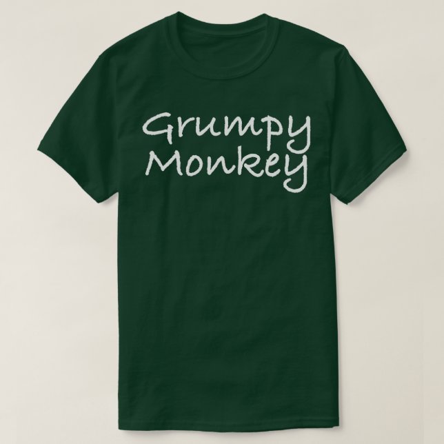 Camiseta Mono gruñón (Diseño del anverso)