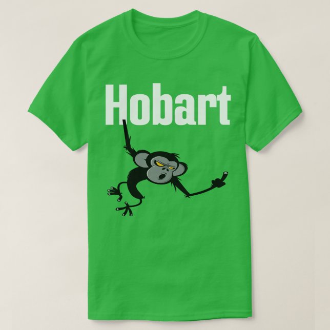 Camiseta Mono Hobart que Australia me crió (Diseño del anverso)