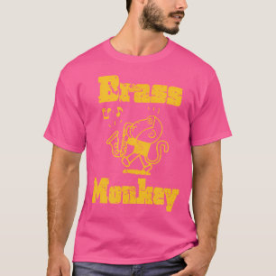 Camiseta Mono Jugando Instrumento Musical Brass Monkey Hip