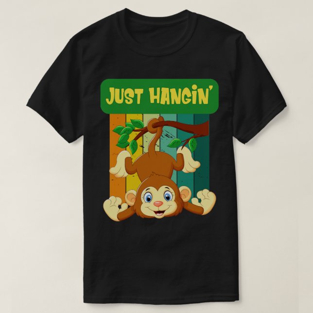 Camiseta Mono Just Hangin (Diseño del anverso)