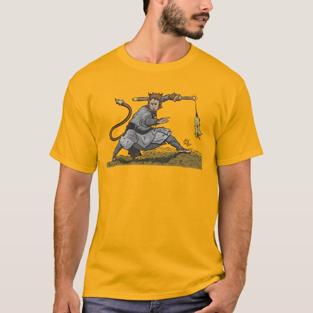 Camiseta Mono Kung Fu (Anverso)
