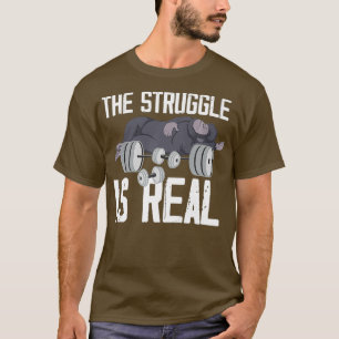 Camiseta Mono La Lucha Es Un Gimnasio De Halterofilia Real