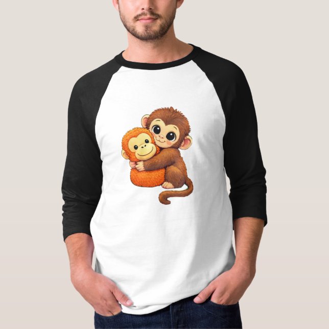 Camiseta mono lindo (Anverso)