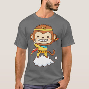Camiseta Mono lindo Rey Sun Wukong