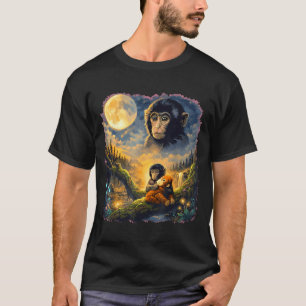Camiseta Mono macaco divertido y lindo meme japonés