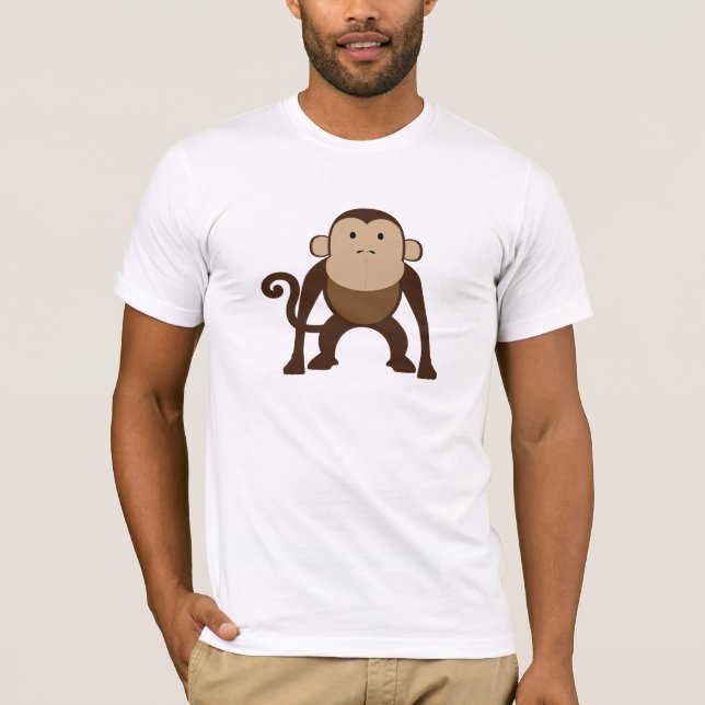 Camiseta Mono marrón (Anverso)