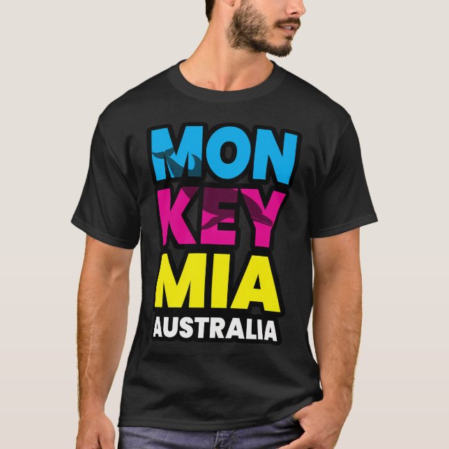 Camiseta Mono Mia Australia West Australian Dolphin Beach (Anverso)